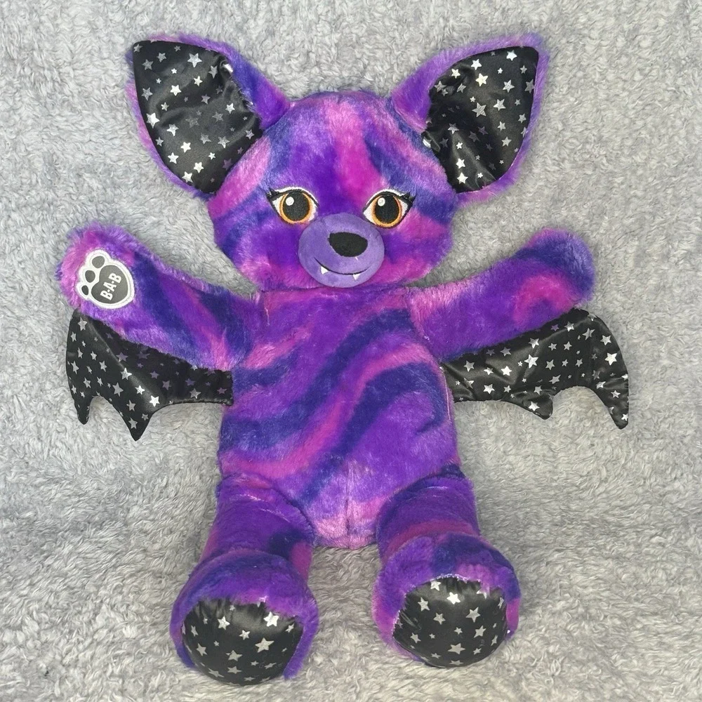 Build A Bear Purple Starry Night Vampire Bat 18